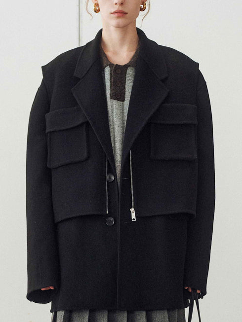Rustic Wool Elegance Vest
