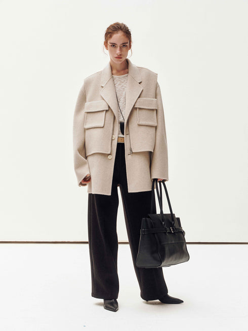 Rustic Wool Elegance Vest