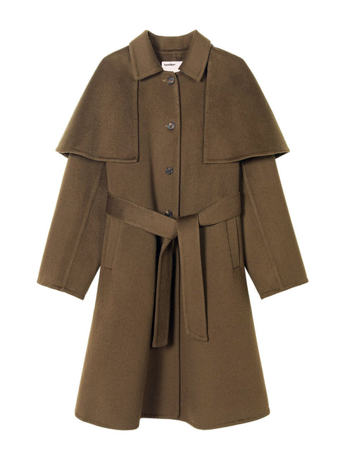Orelle Wool Cape Coat
