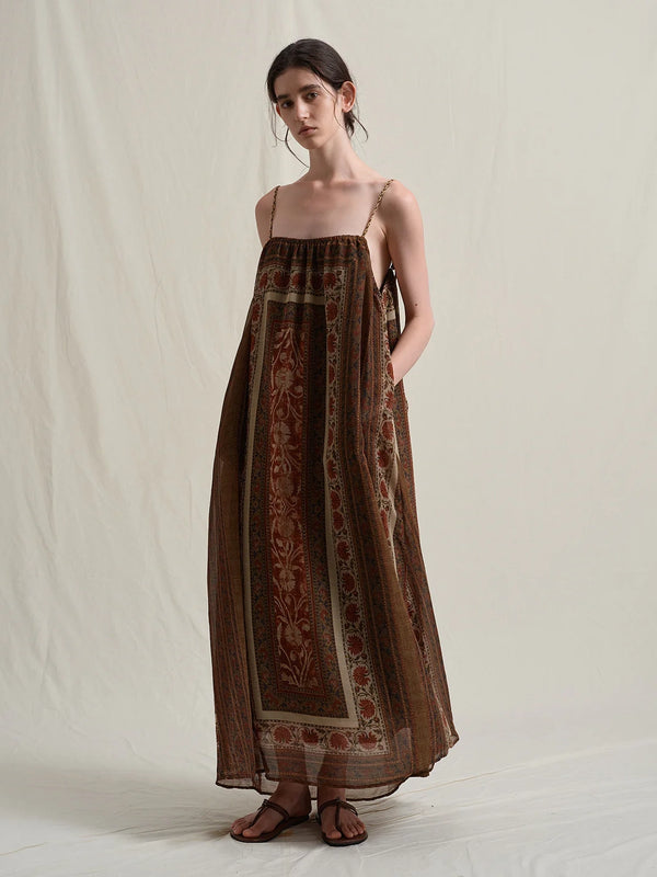 Vestido Sanu estilo tapiz