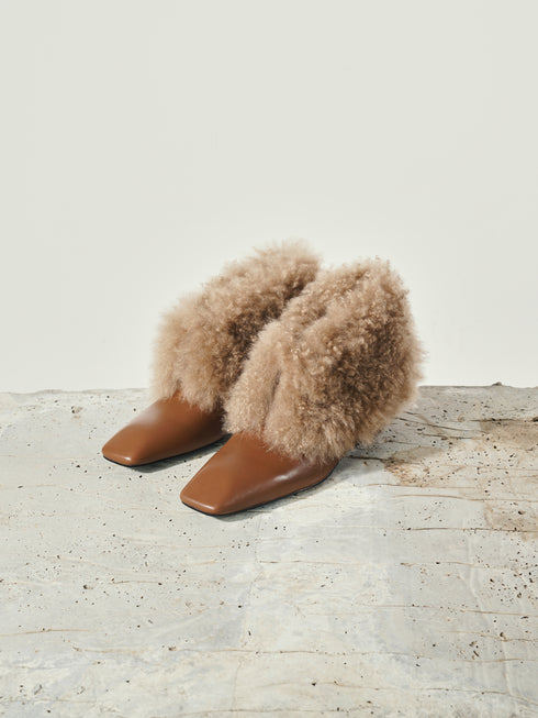 Lovisa Wool-Cuff Boots