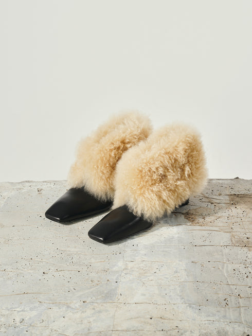 Lovisa Wool-Cuff Boots