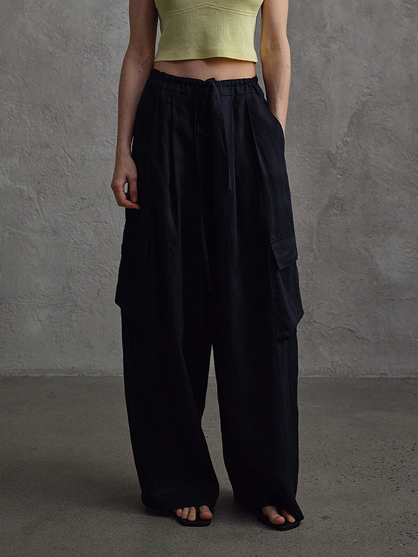 Vesper Cargo Drawstring Trousers