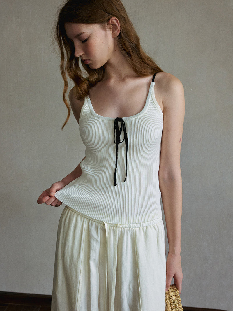 Halo Tie-Front Cami