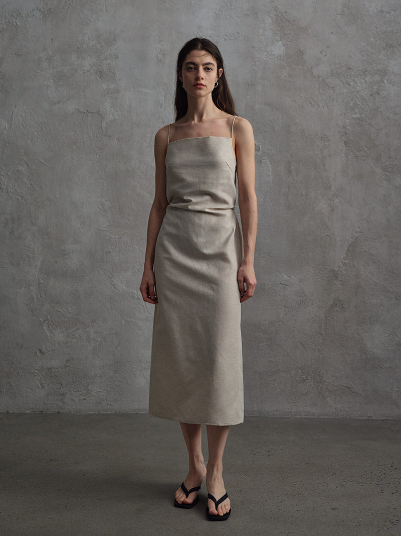Obscura Square-Neck Dress