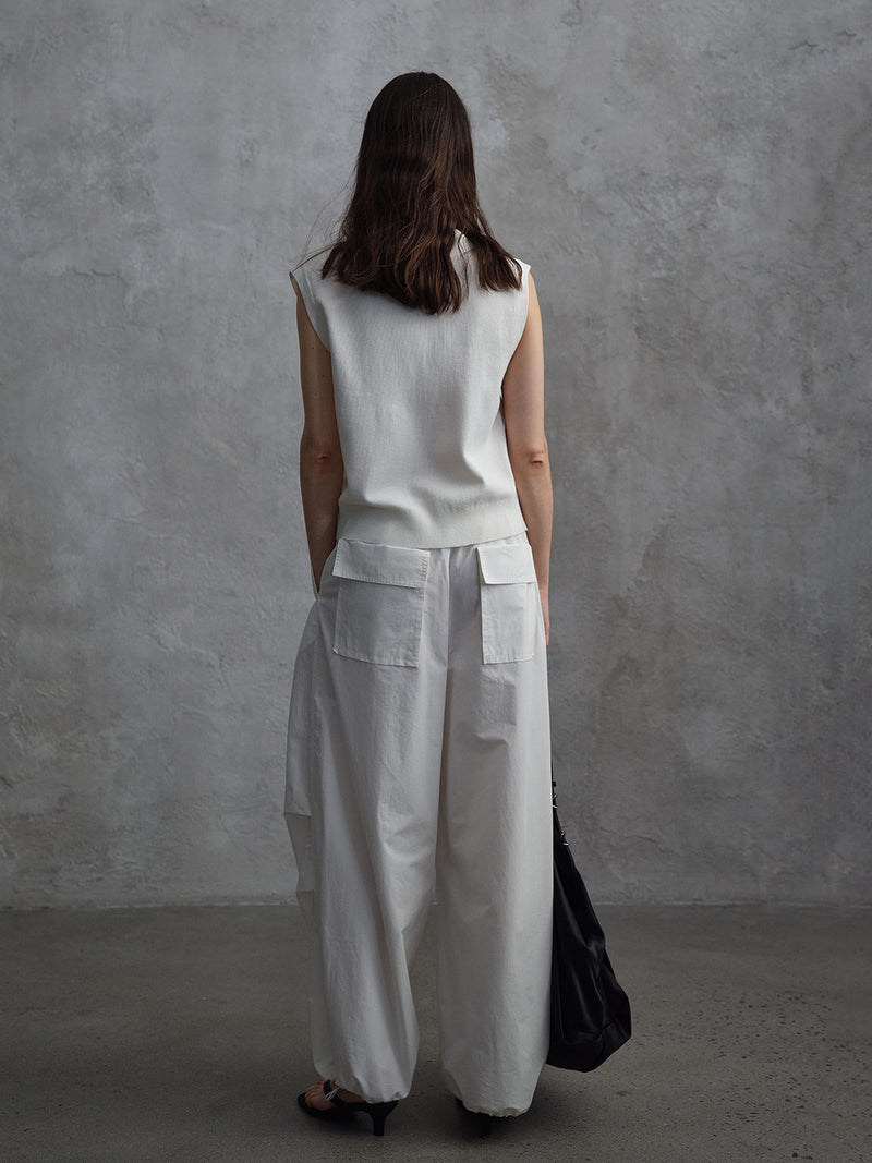Halo Drawstring Balloon Trousers