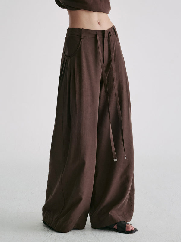 Brume Drawstring Wide-Leg