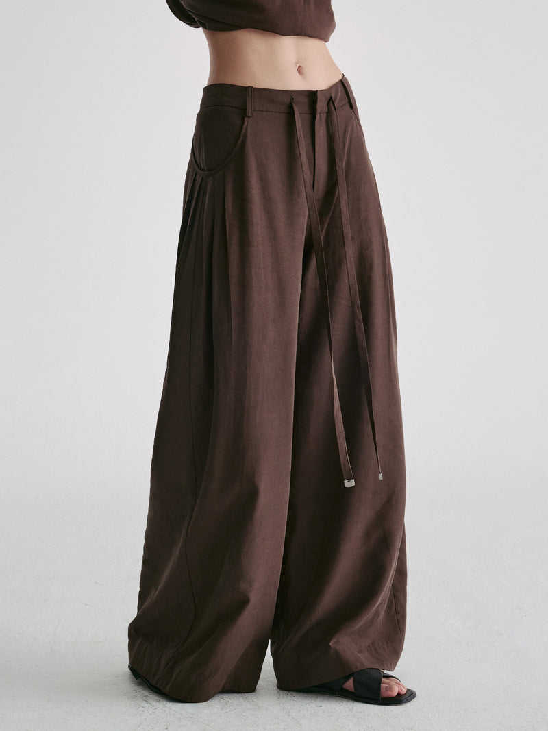 Brume Drawstring Wide-Leg