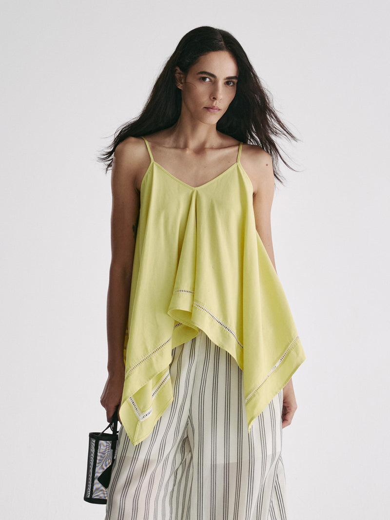 Frost Lyocell Asymmetric Cami