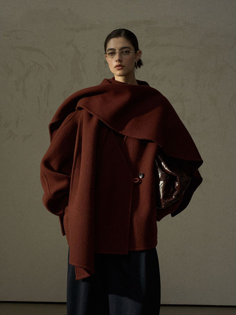 Dulton Toggle-Front Double-Faced Wool Jacket