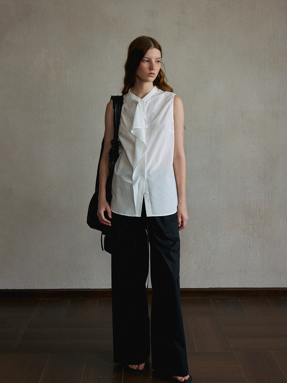 Onyx Drawstring Wide-Leg