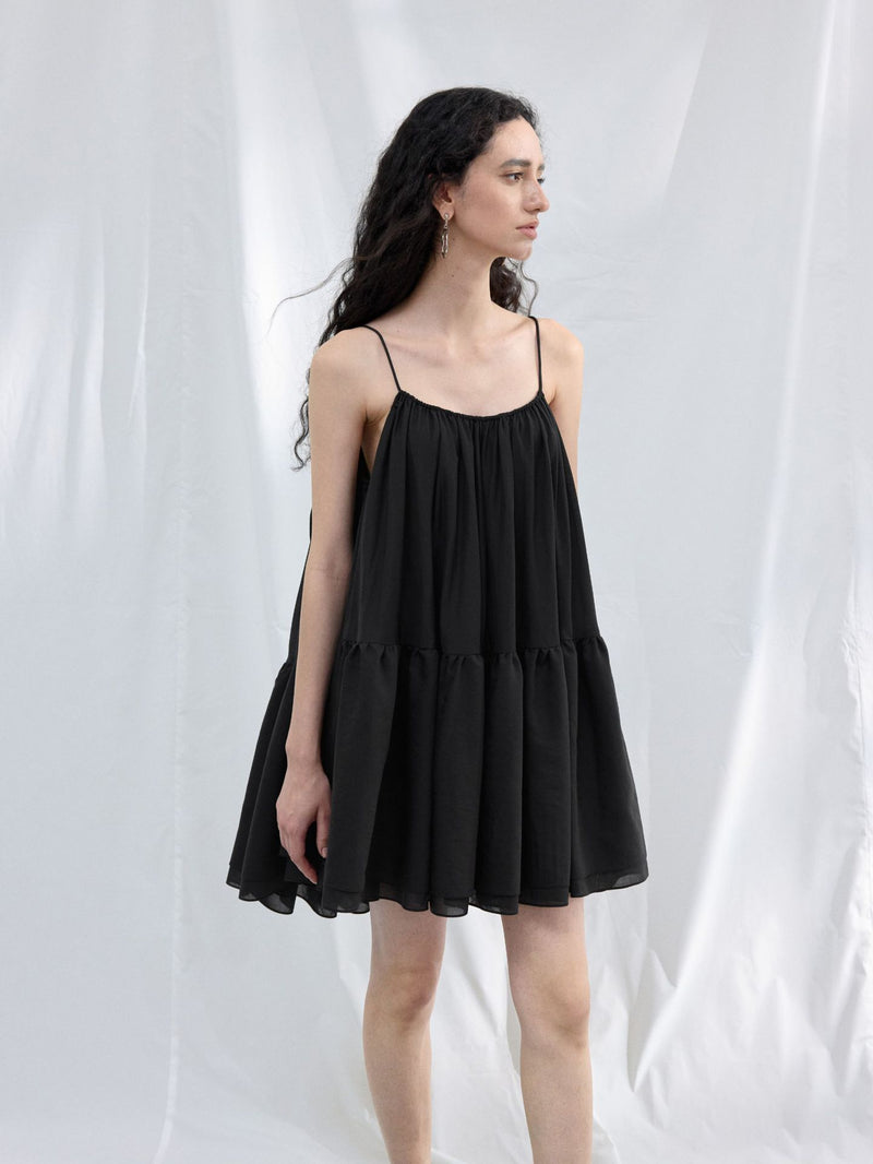 Robe à couches ondulées