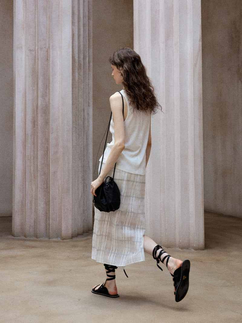 Lattice Wrap Skirt