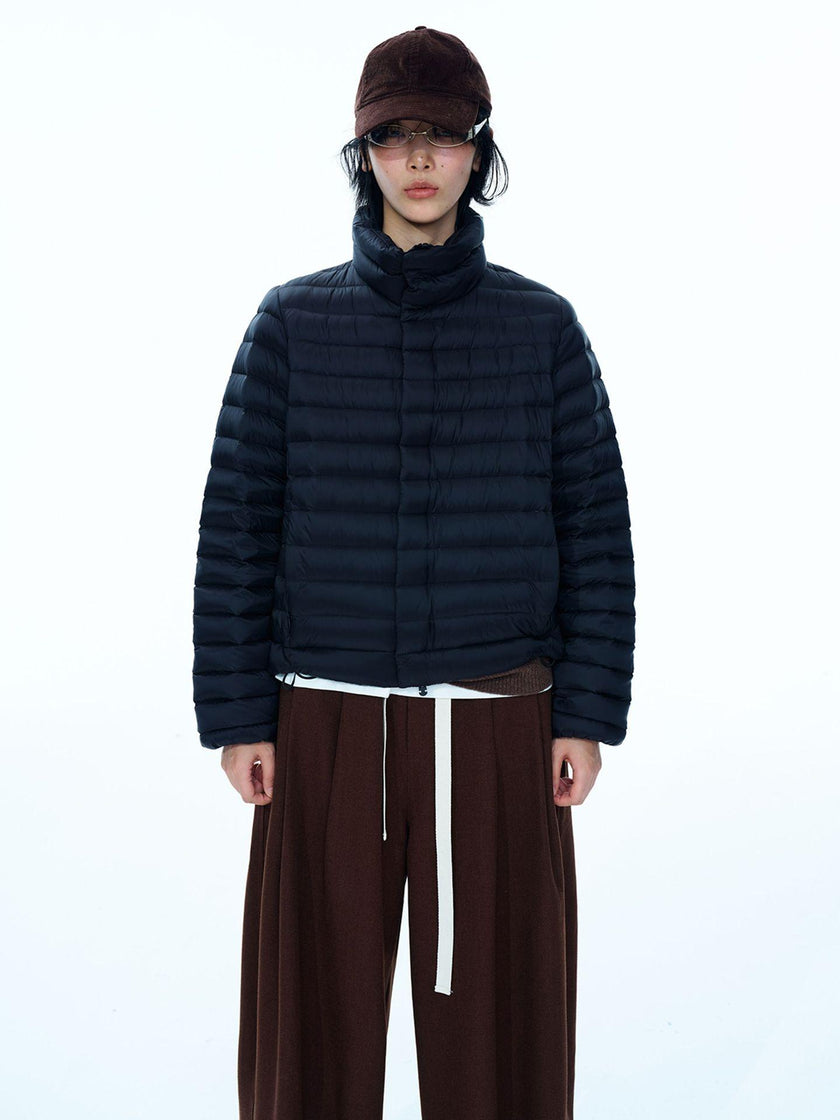 Aeris Stand-Collar Down Puffer Jacket