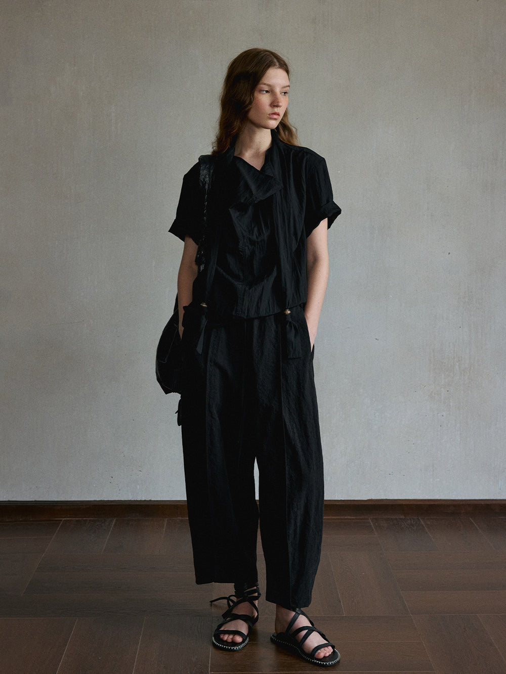 Zephyr Asymmetric Lyocell Shirt