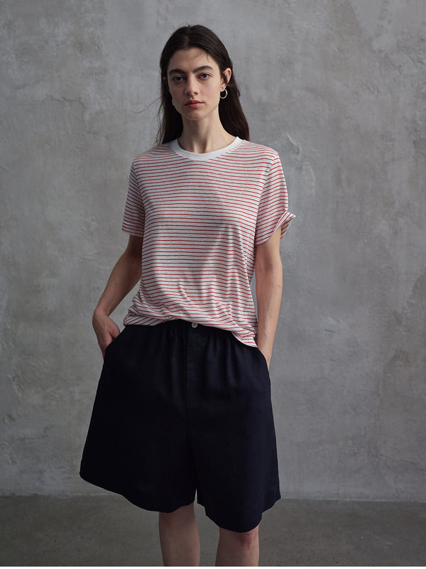 Cinder Lyocell  Striped Tee