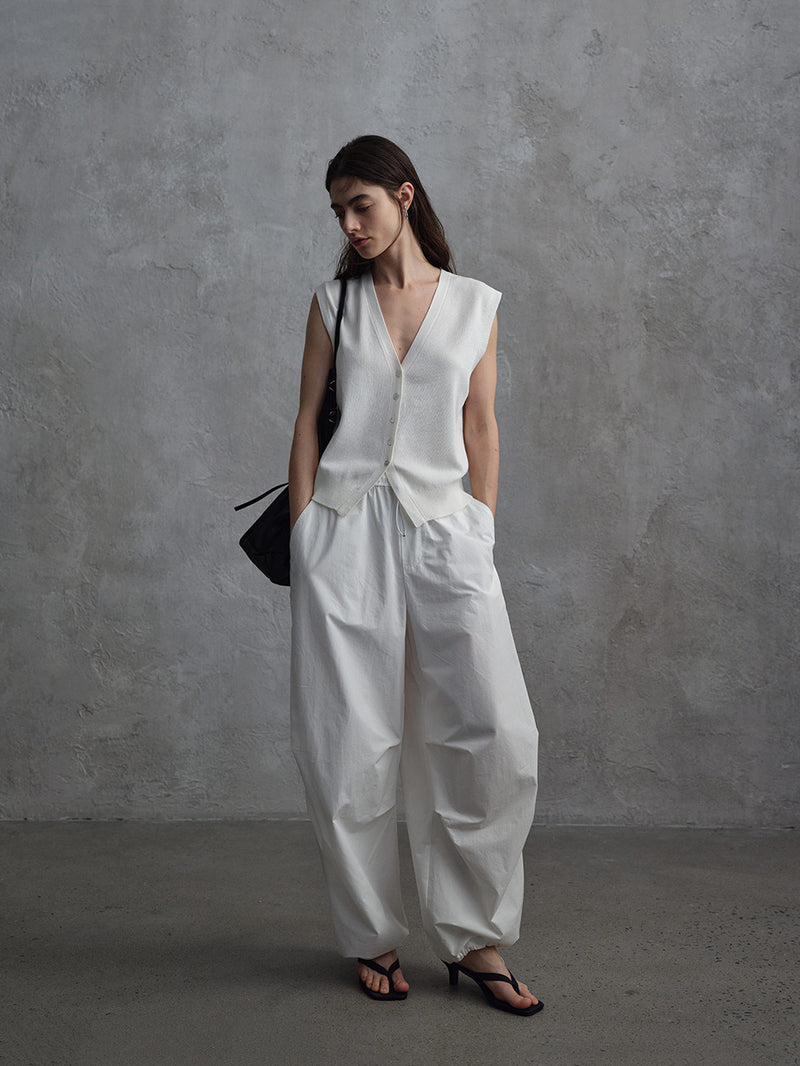 Halo Drawstring Balloon Trousers