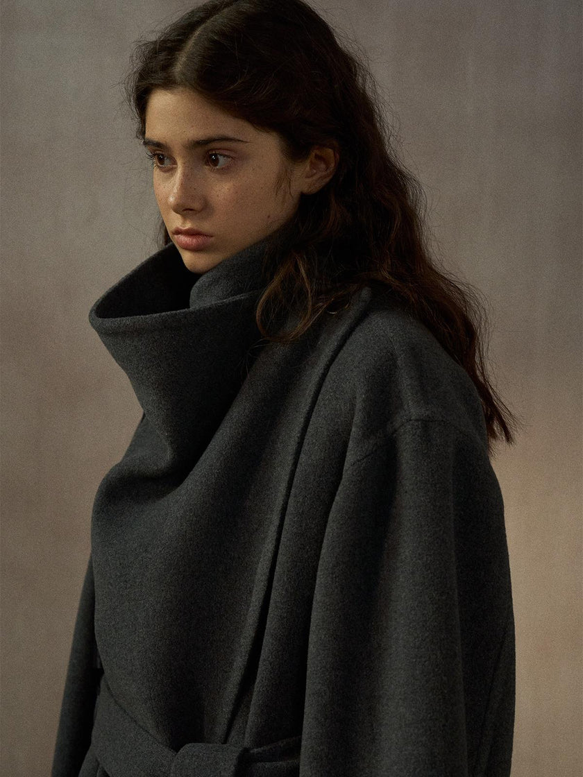 Sculpt Hand-Sewn Wool Coat