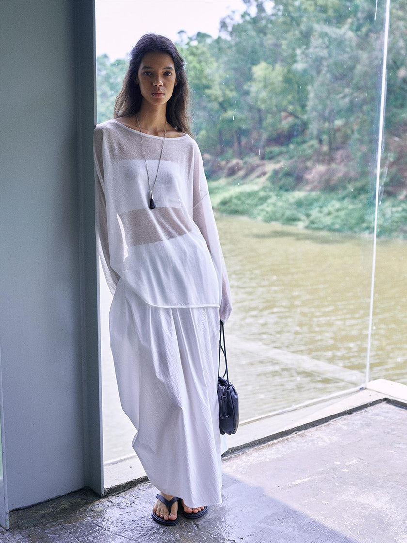 Nightfall Gathered Skirt