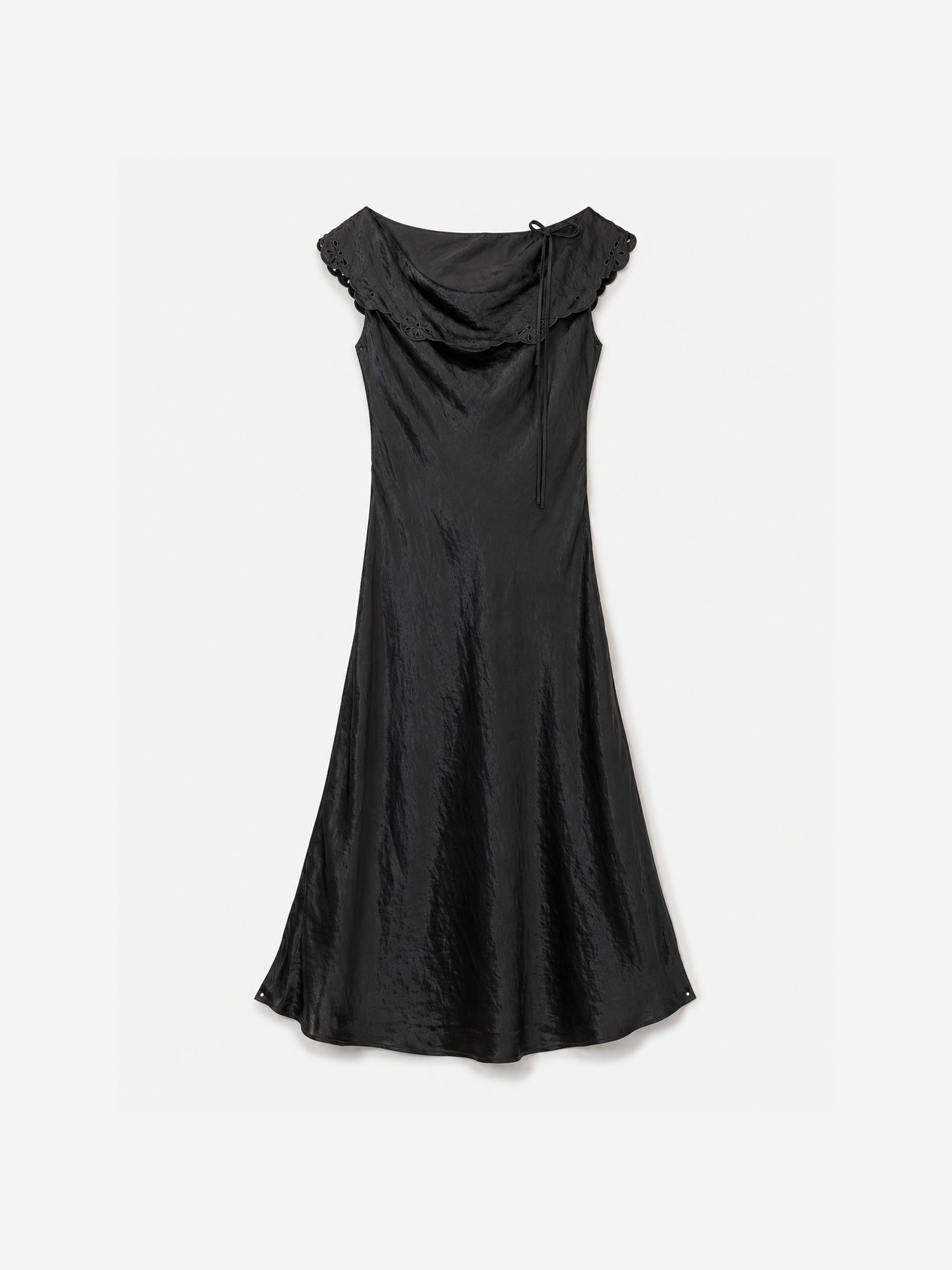 Fjord Scallop Drape Dress – hemi blurr