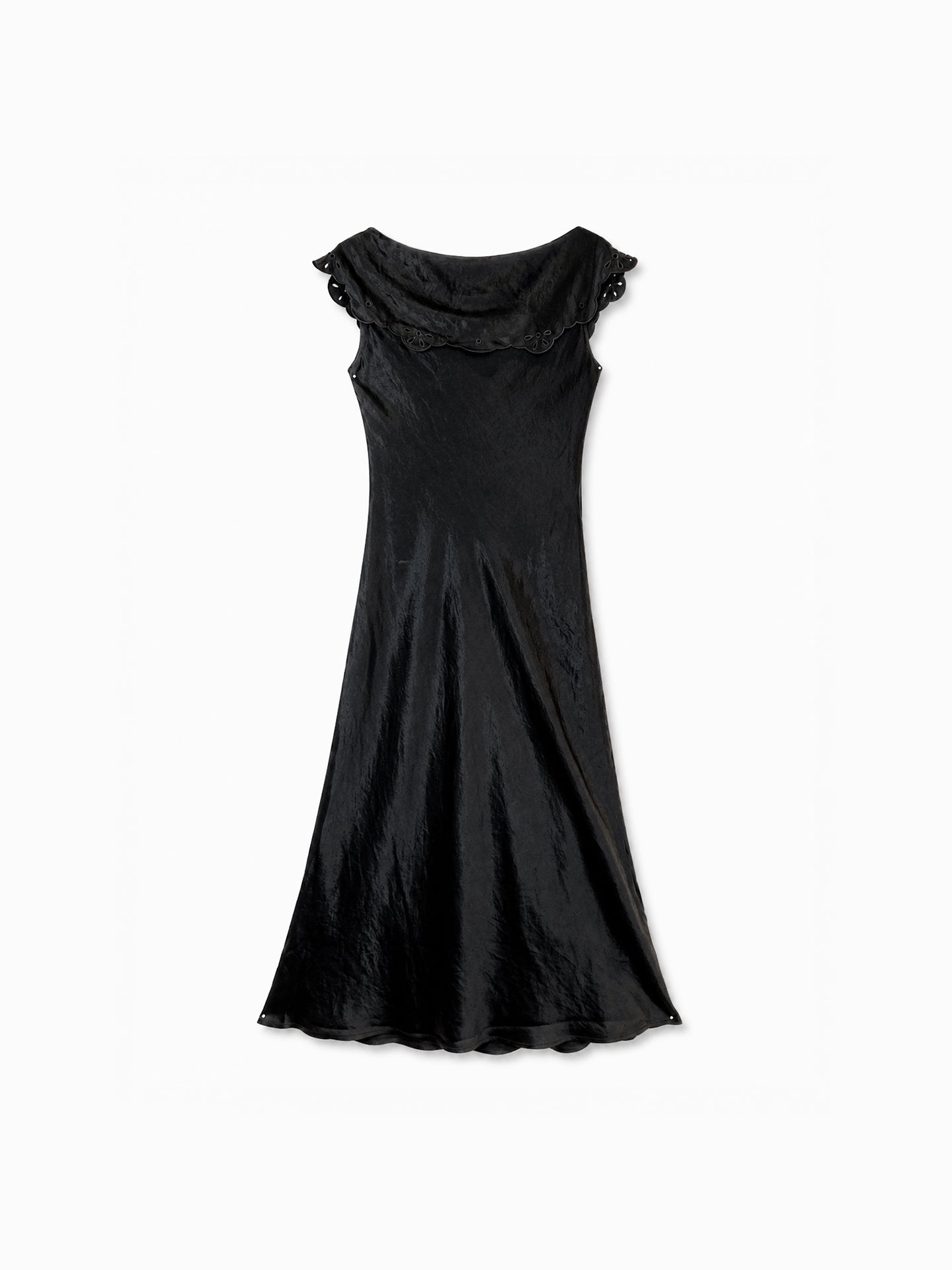 Fjord Scallop Drape Dress – hemi blurr