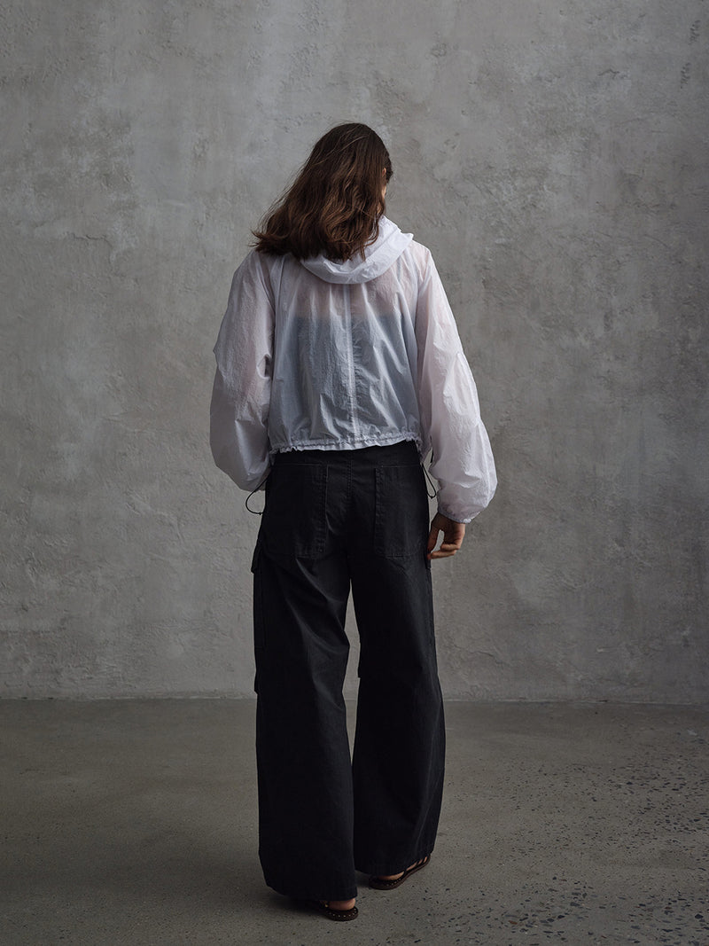 Lucent Washed Cargo Trousers