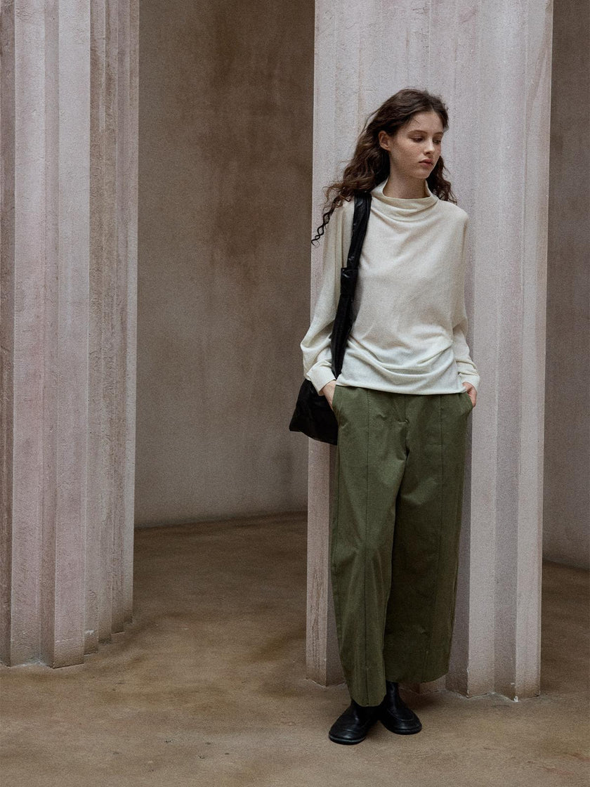 Zenya Wool Bat Pullover