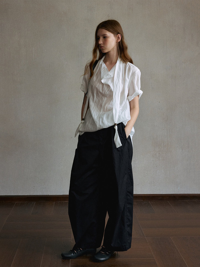 Zephyr Asymmetric Lyocell Shirt