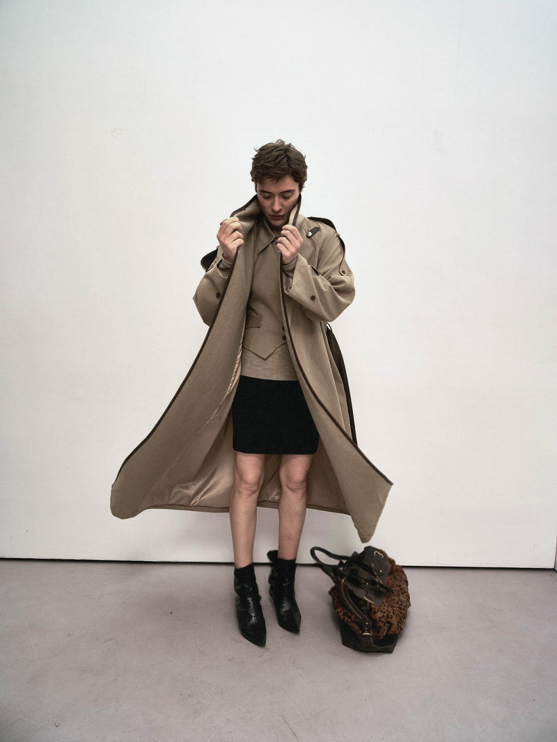 Astra Fold Collar Coat