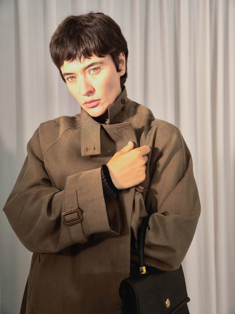 Eira Belted Tencel Coat
