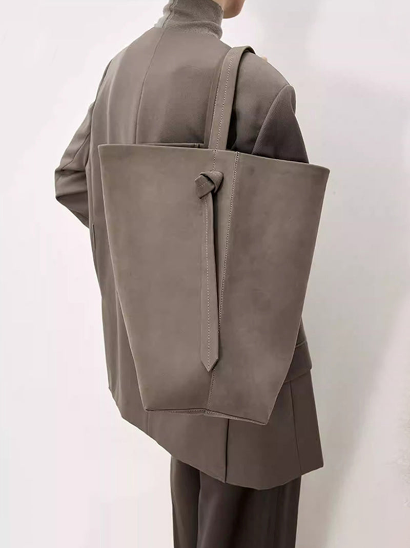 Vume Bolso Bucket de Gamuza