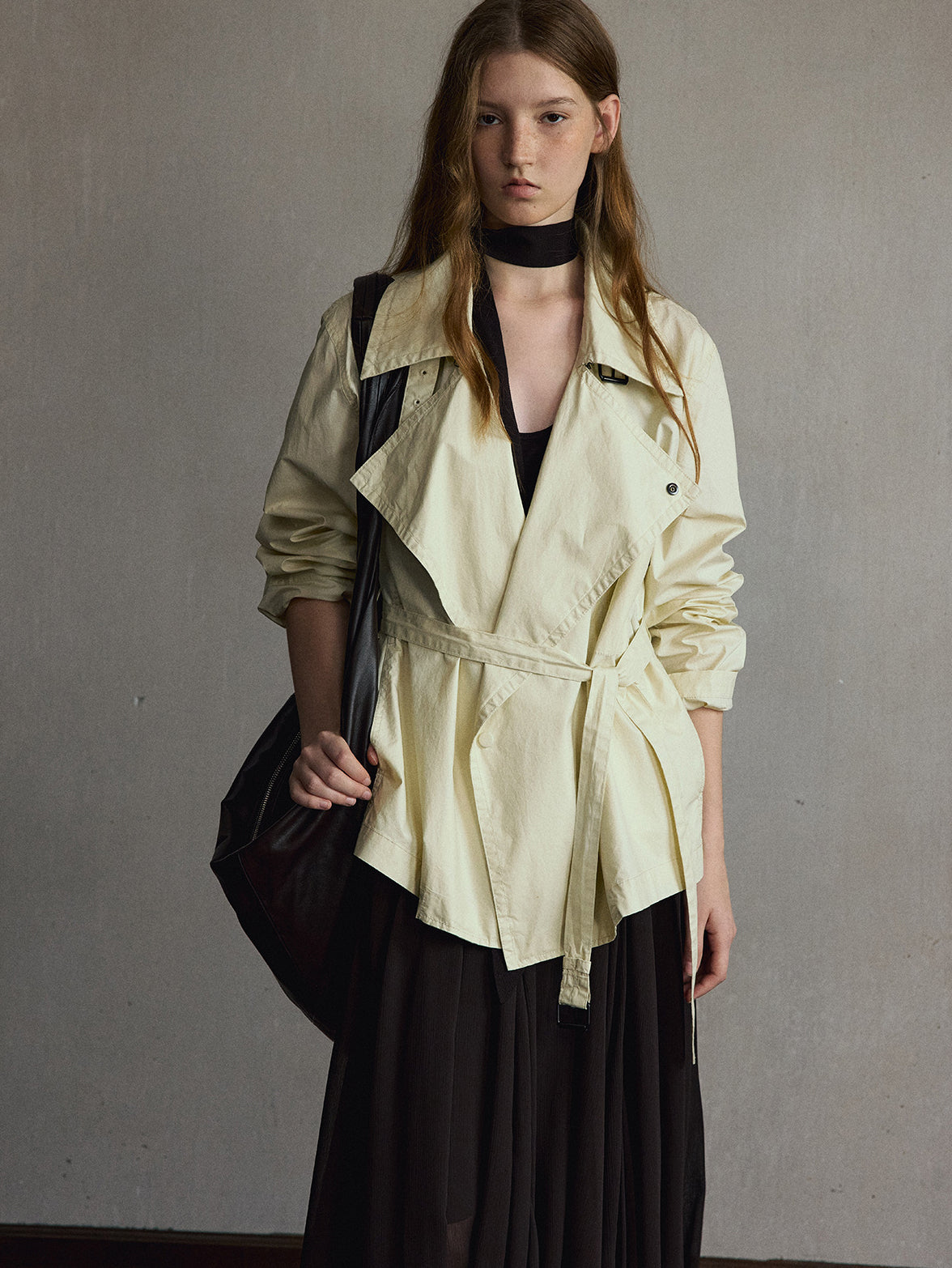Oriel Belted Trench