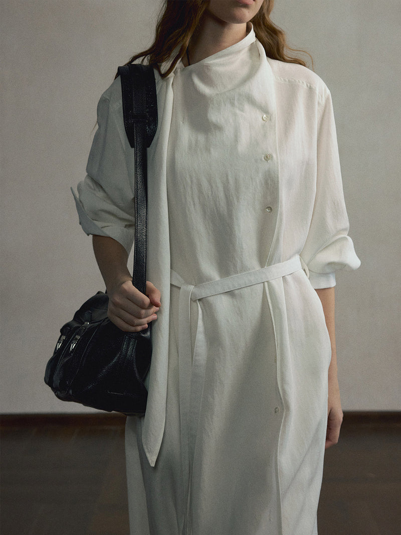 Talia Scarf Lyocell Dress