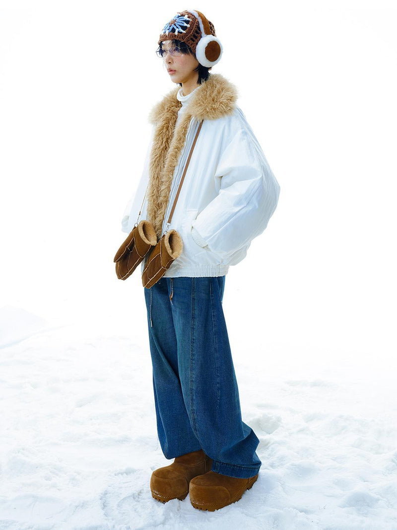 Veste matelassée en peluche Orb