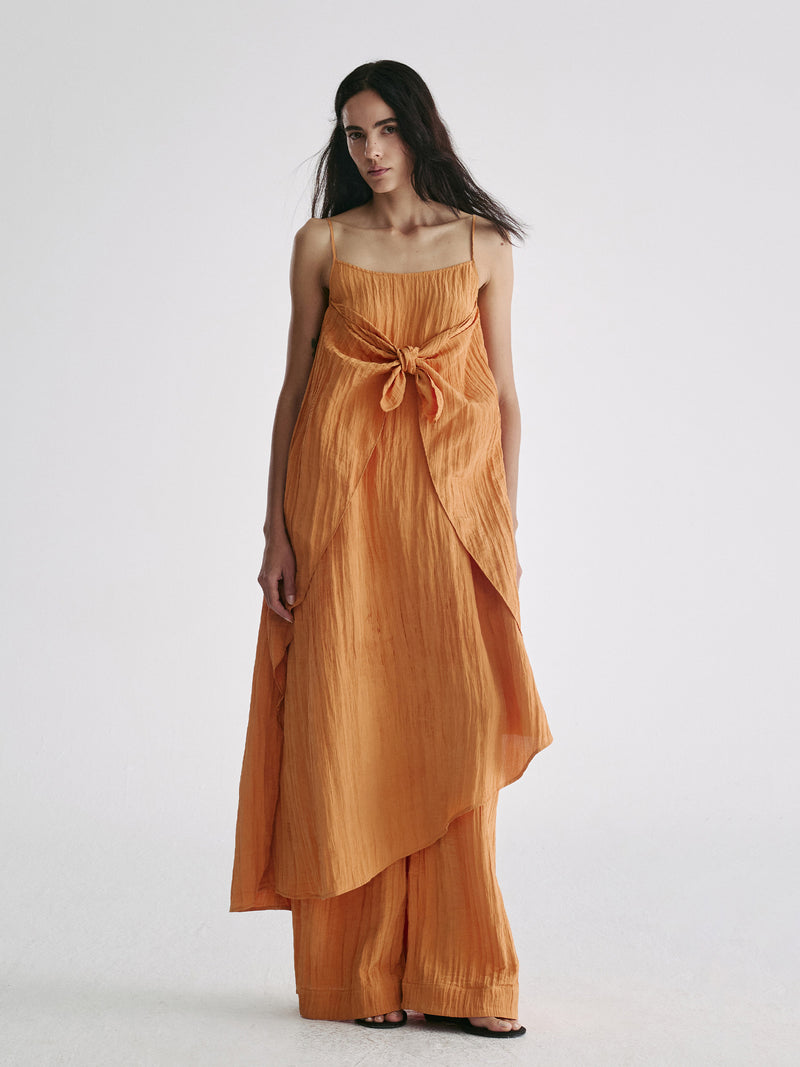 Halo Draped Slip Dress