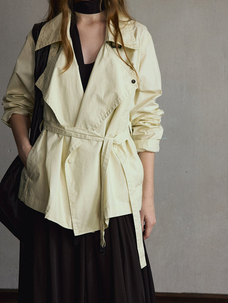 Oriel Belted Trench
