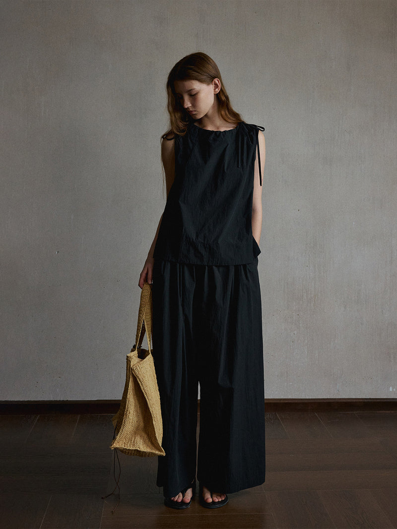 Eclipse Gathered Wide-Leg