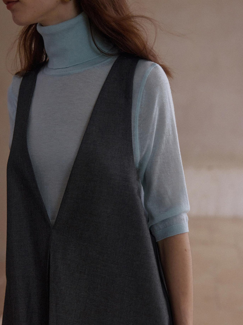 Echo Robe droite col en V