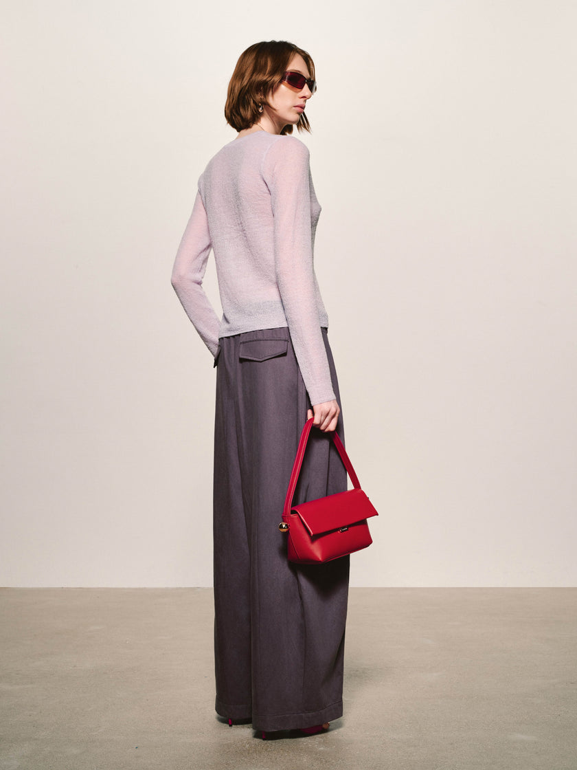 Cárdigan vaporoso transparente