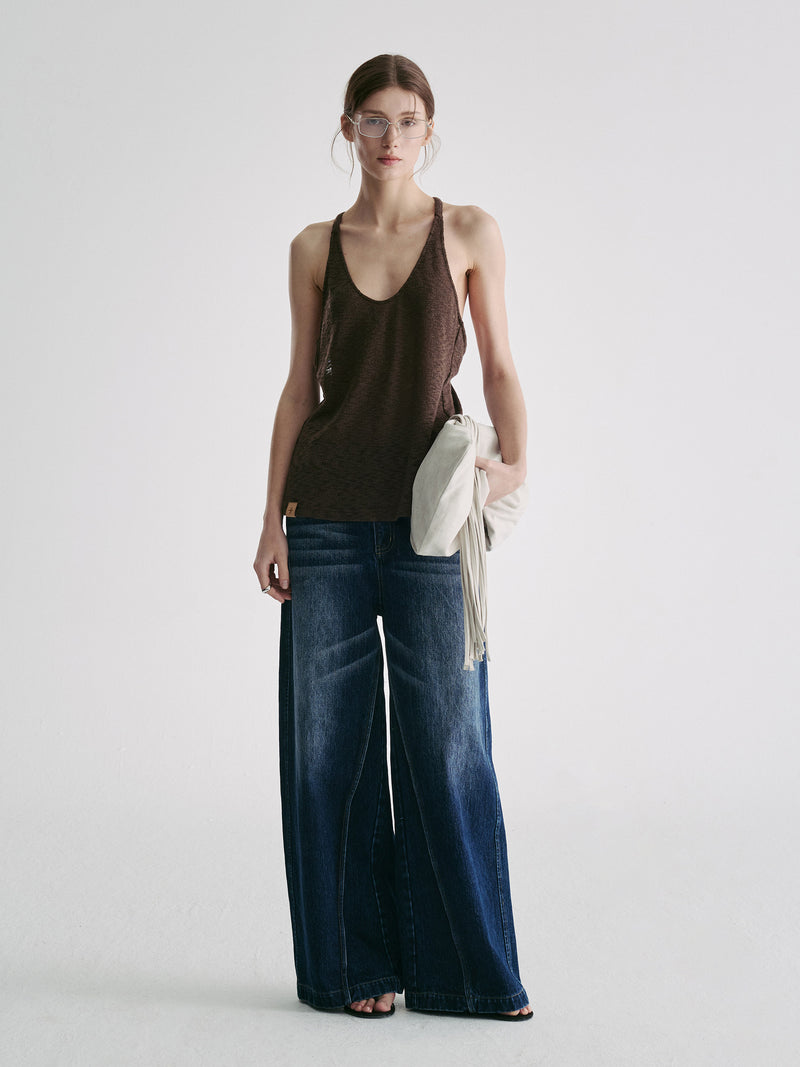 Drift Open-Knit Halter Top