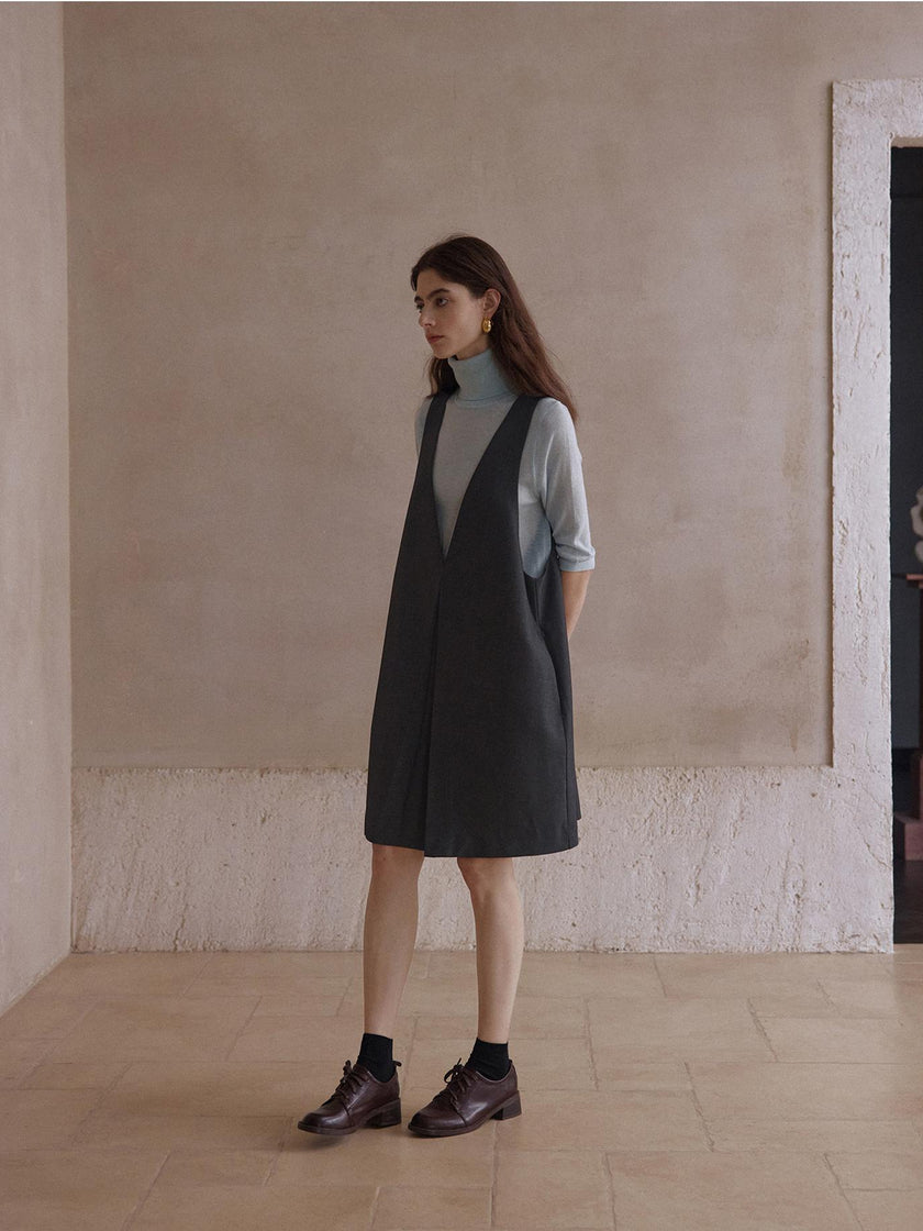 Echo Robe droite col en V