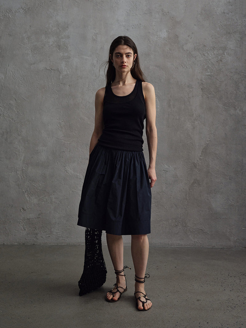 Nightfall Pleated Skirt
