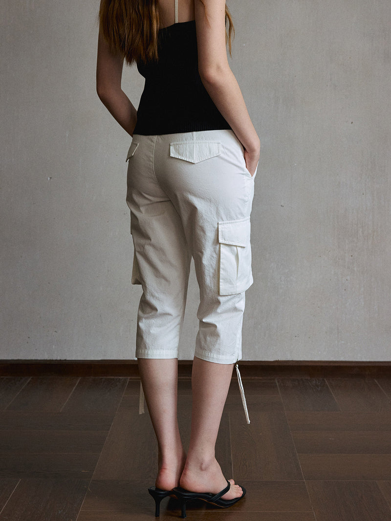 Lucent verkürzte Cargohose