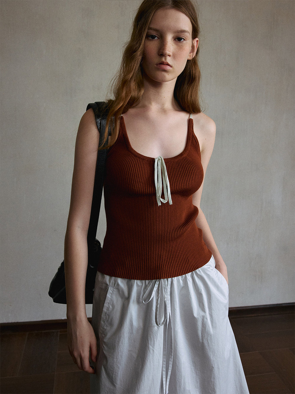 Halo Tie-Front Cami
