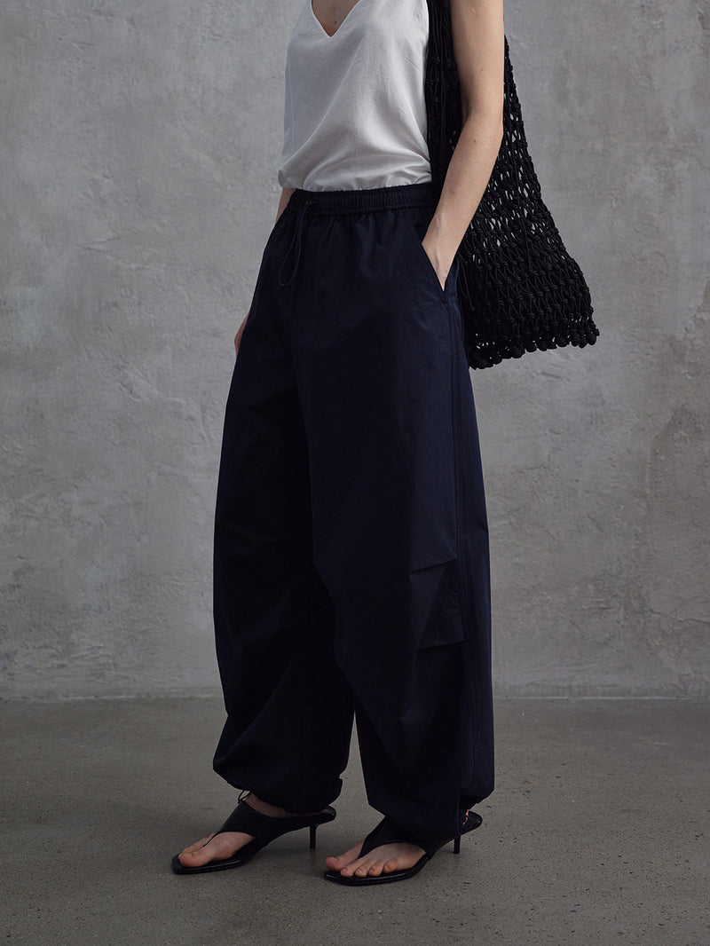 Halo Drawstring Balloon Trousers