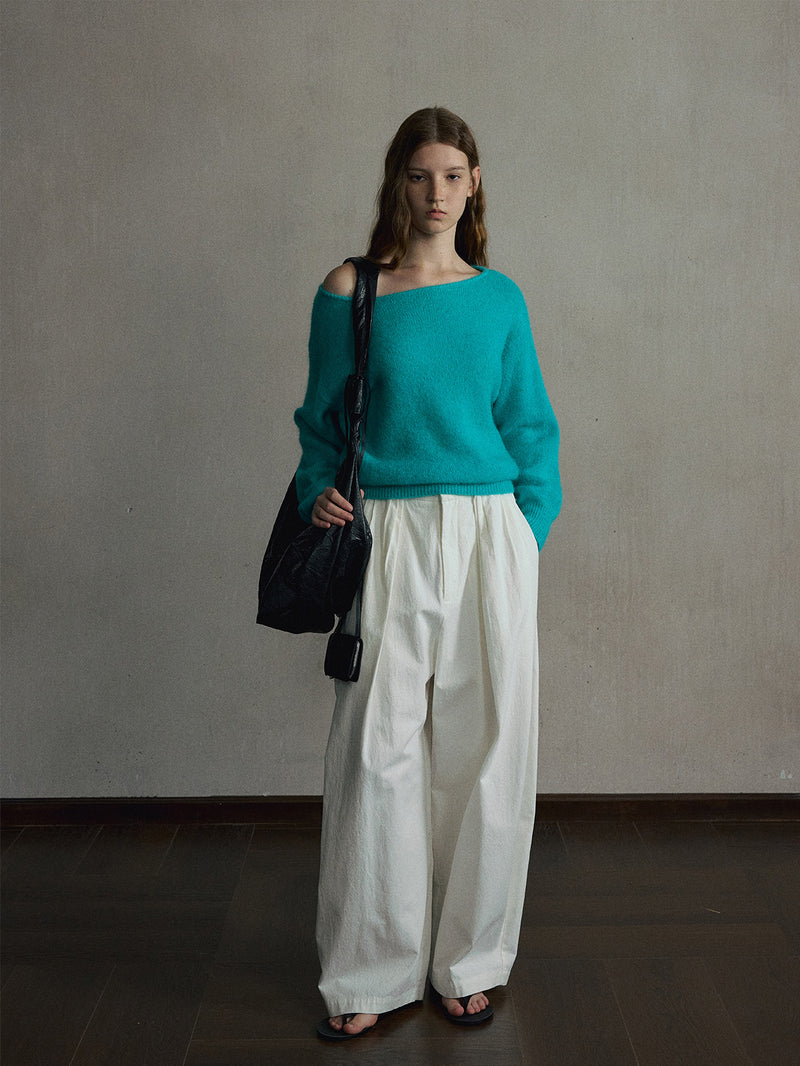Cala Off-Shoulder Alpaca Top