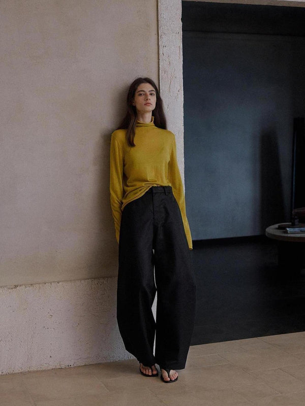 Serel Wool Mock Knit