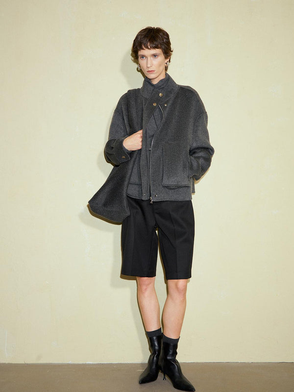 Halvo Wool Stand Jacket