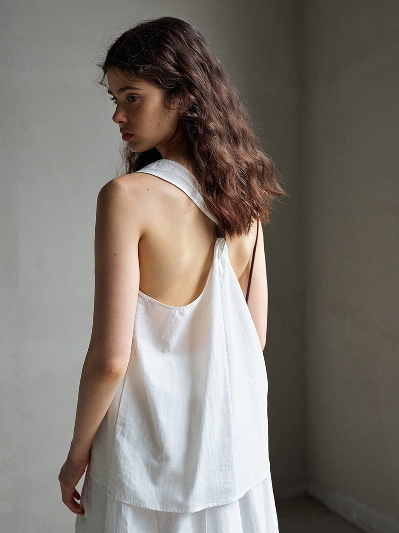 Cinder Beaded Halter Top