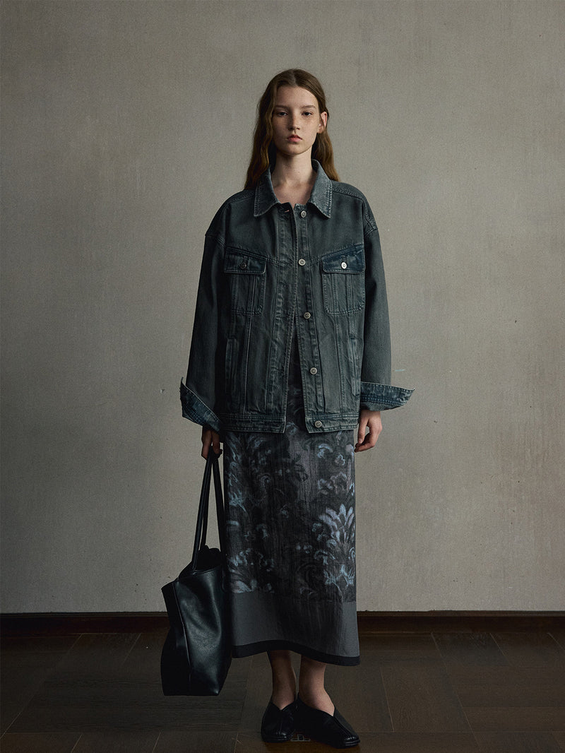 Ione Printed Lyocell Dress